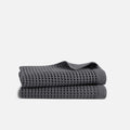 Dreamweave Waffle Bath Towels Set of 2 - Slate