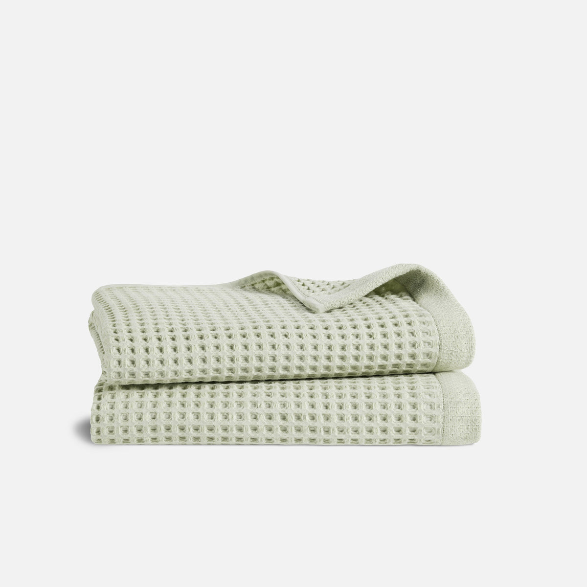 Dreamweave Waffle Bath Towels Set of 2 - Aloe