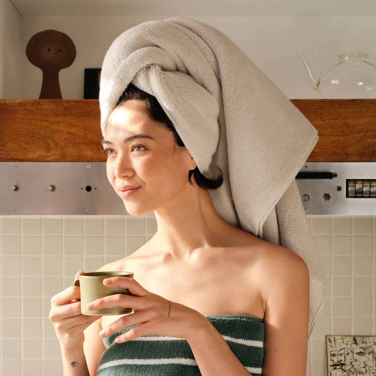 Super-Plush Set of 4 Bath Towel Bundle