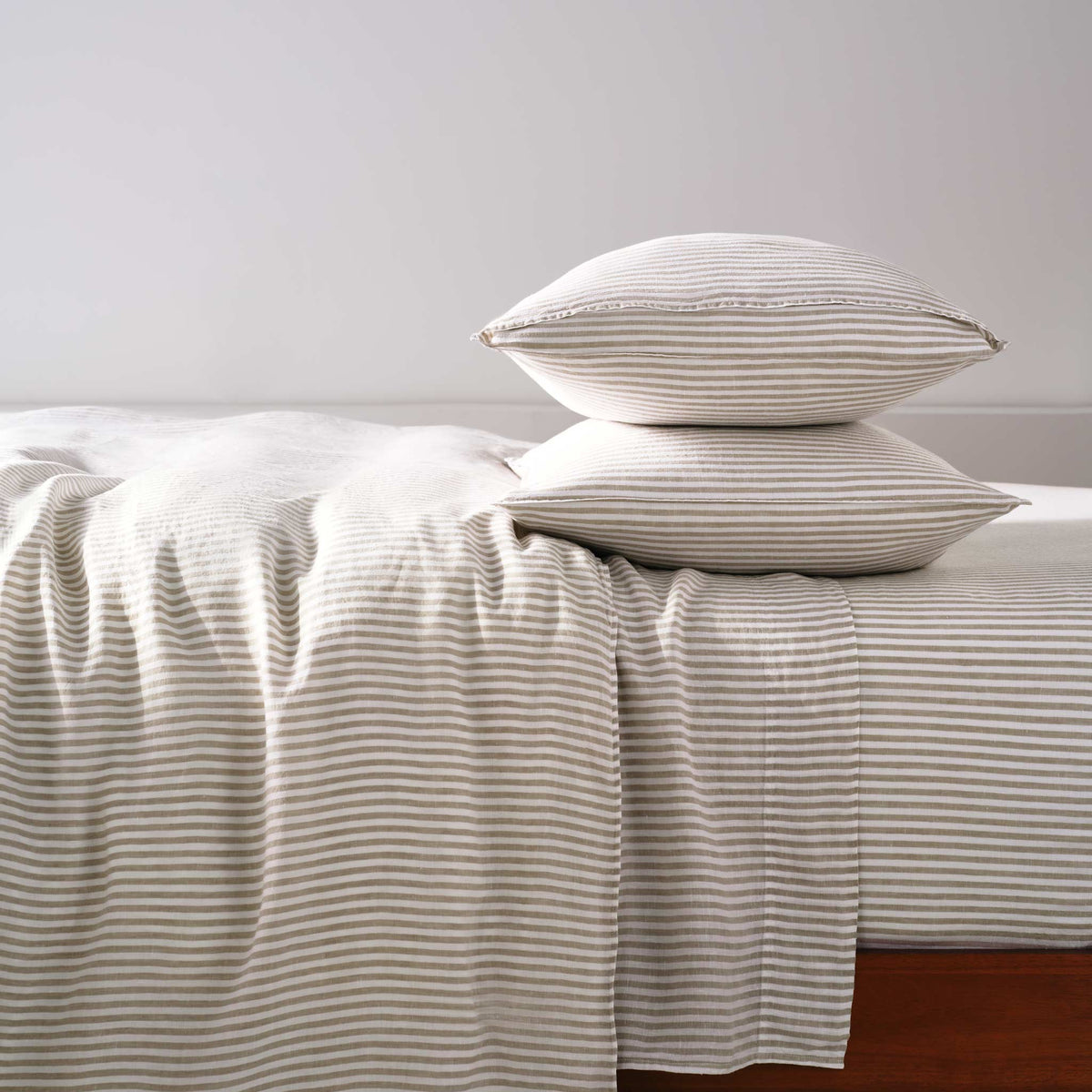Washed European Linen Core Sheet Set