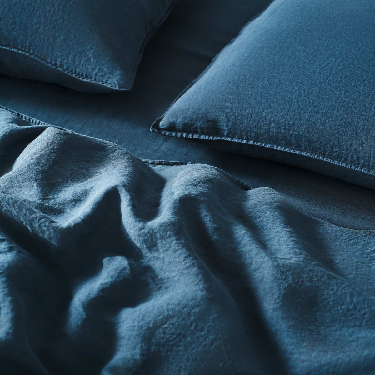 Washed European Linen Core Sheet Set