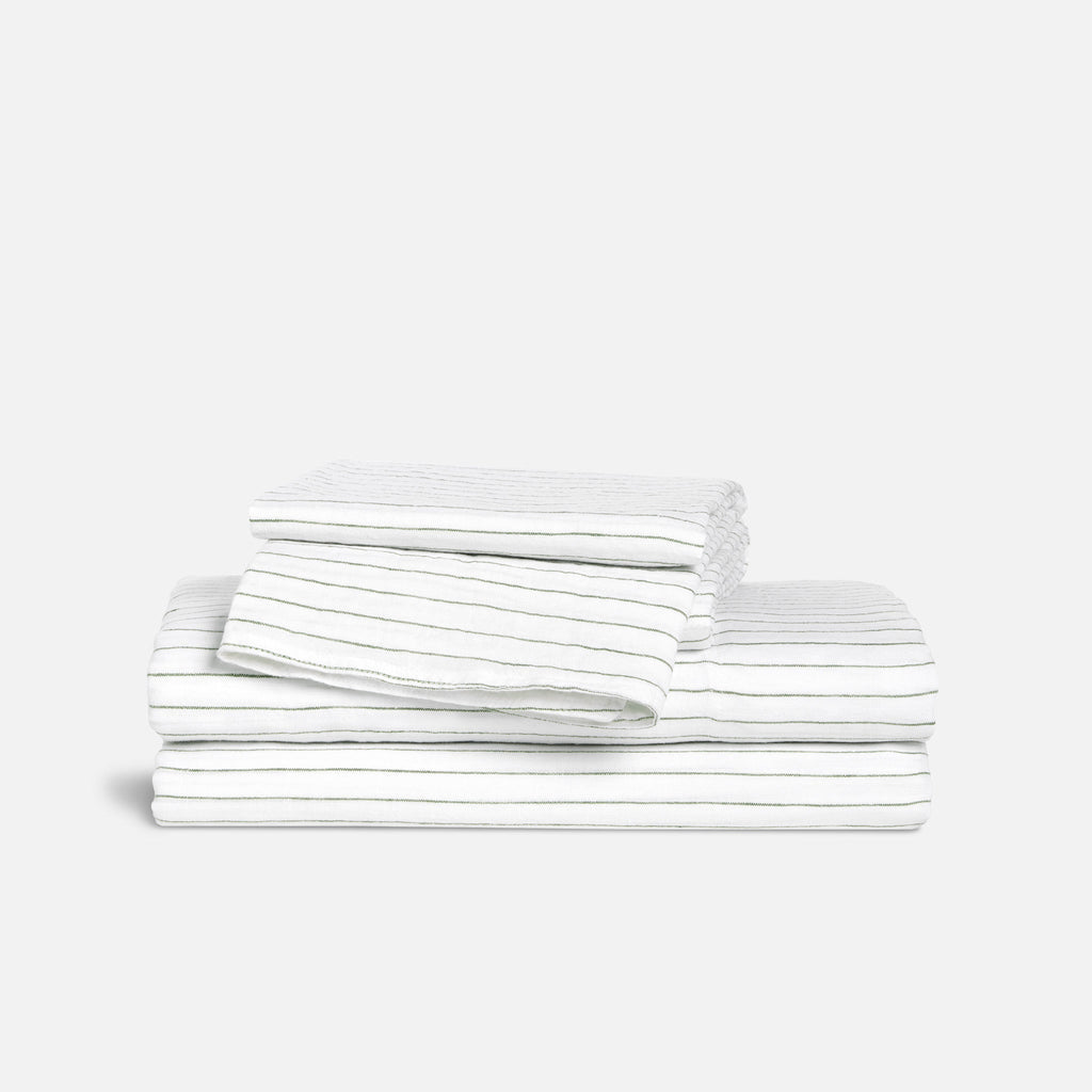 Washed European Linen Core Sheet Set