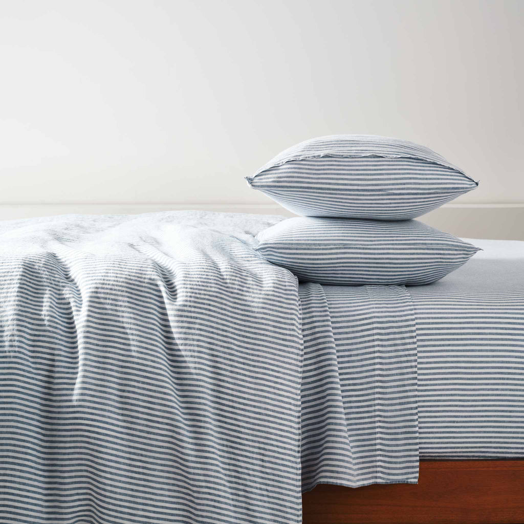 Washed European Linen Core Sheet Set