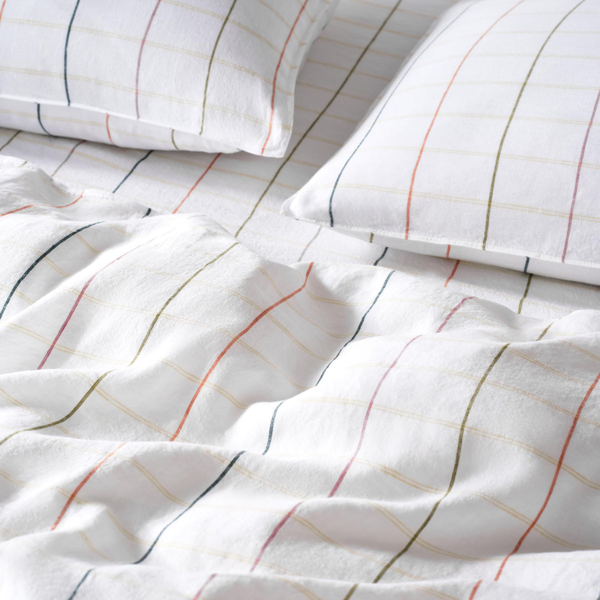 Washed European Linen Core Sheet Set