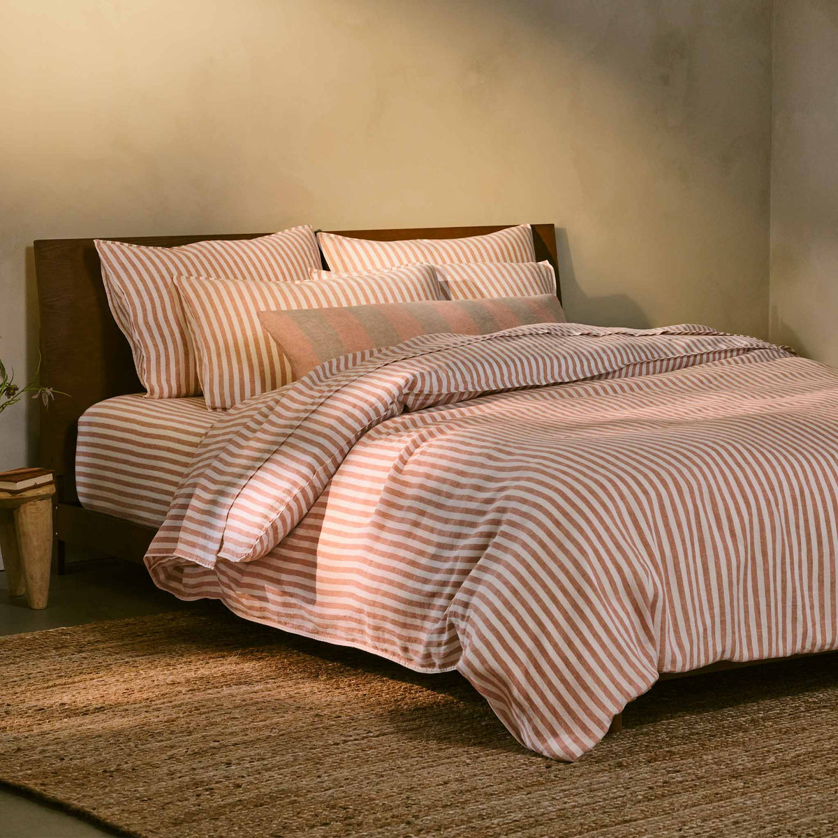 Washed European Linen Core Sheet Set