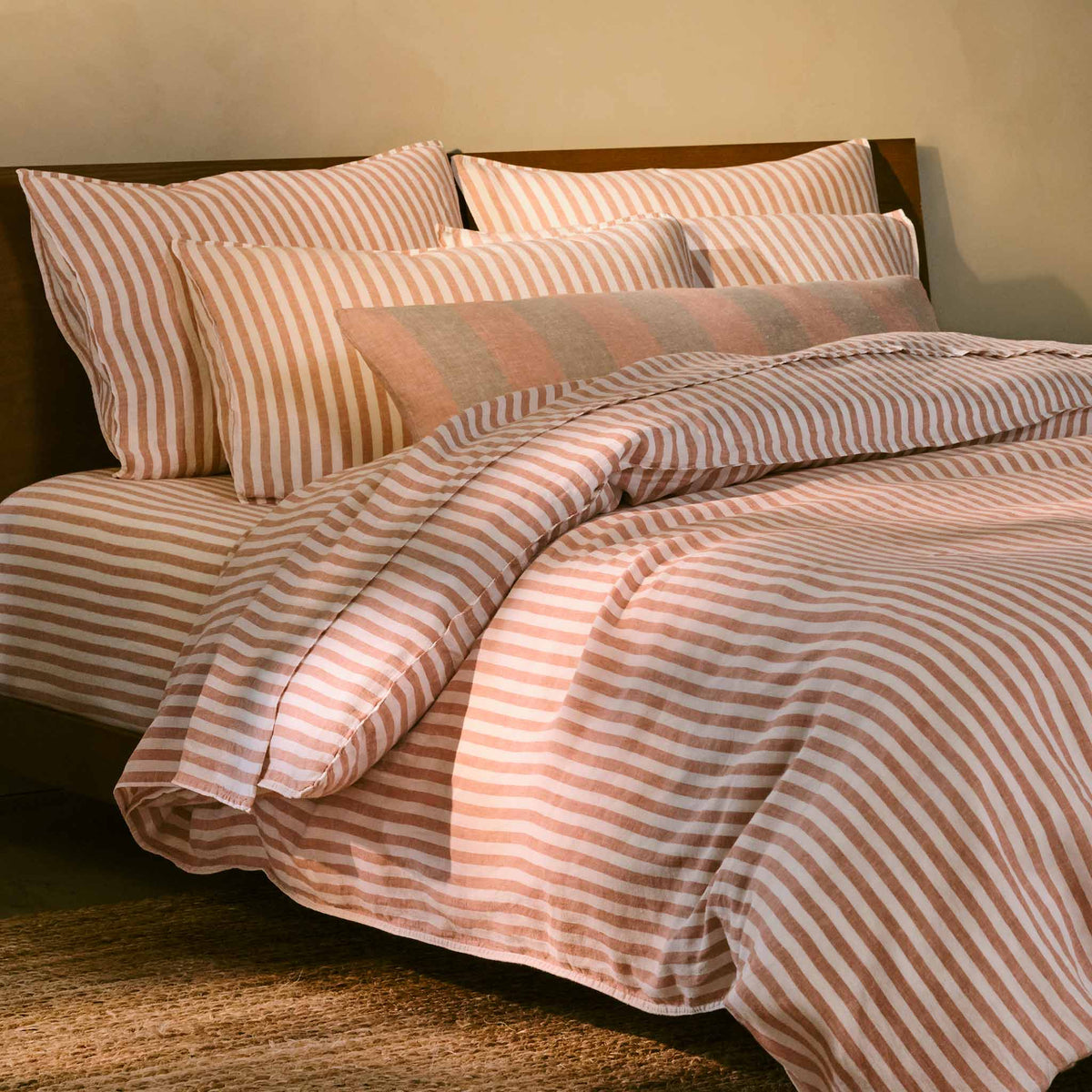 Washed European Linen Core Sheet Set