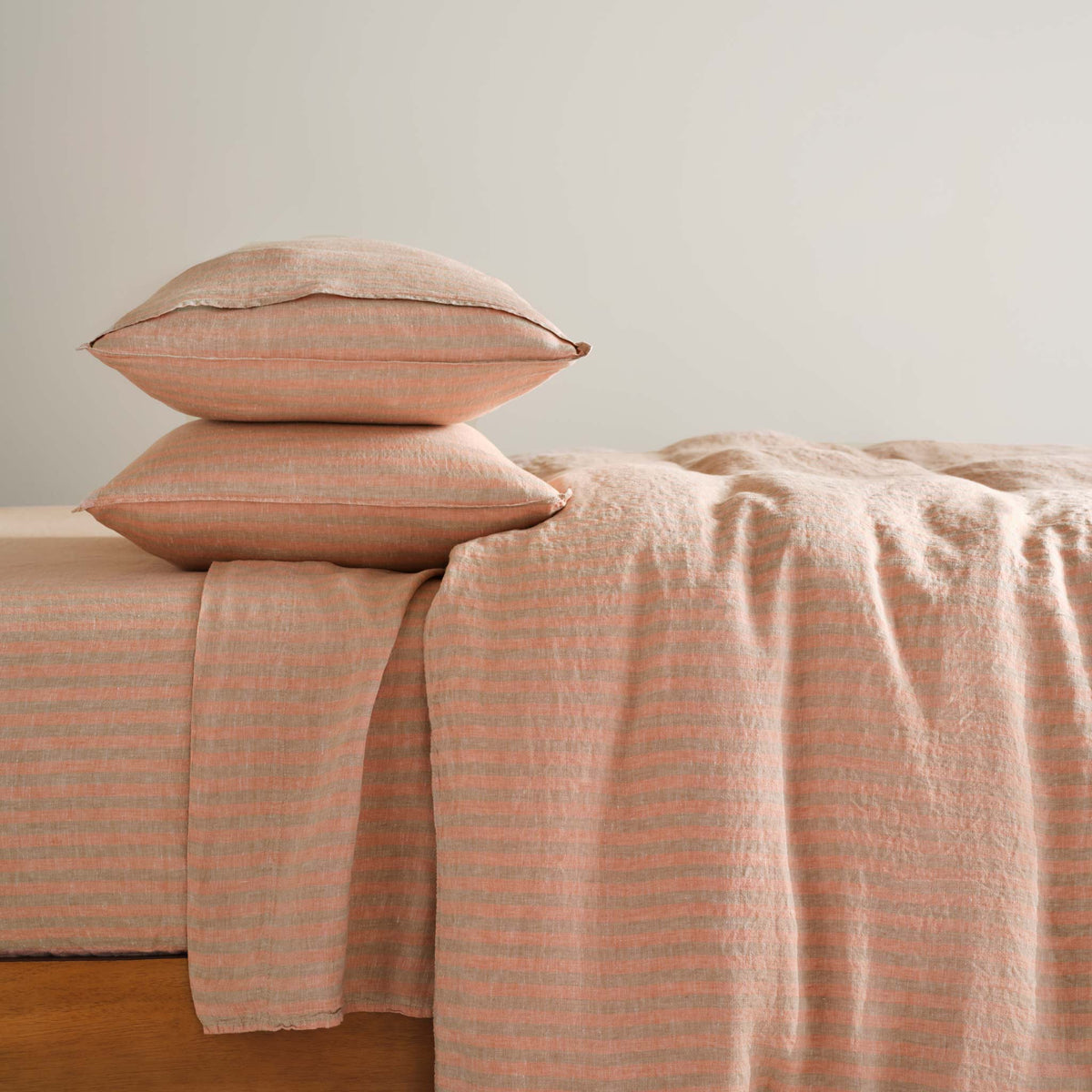 Washed European Linen Core Sheet Set