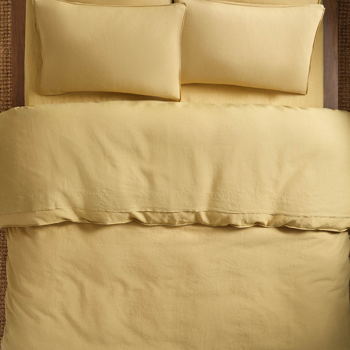 Washed European Linen Core Sheet Set