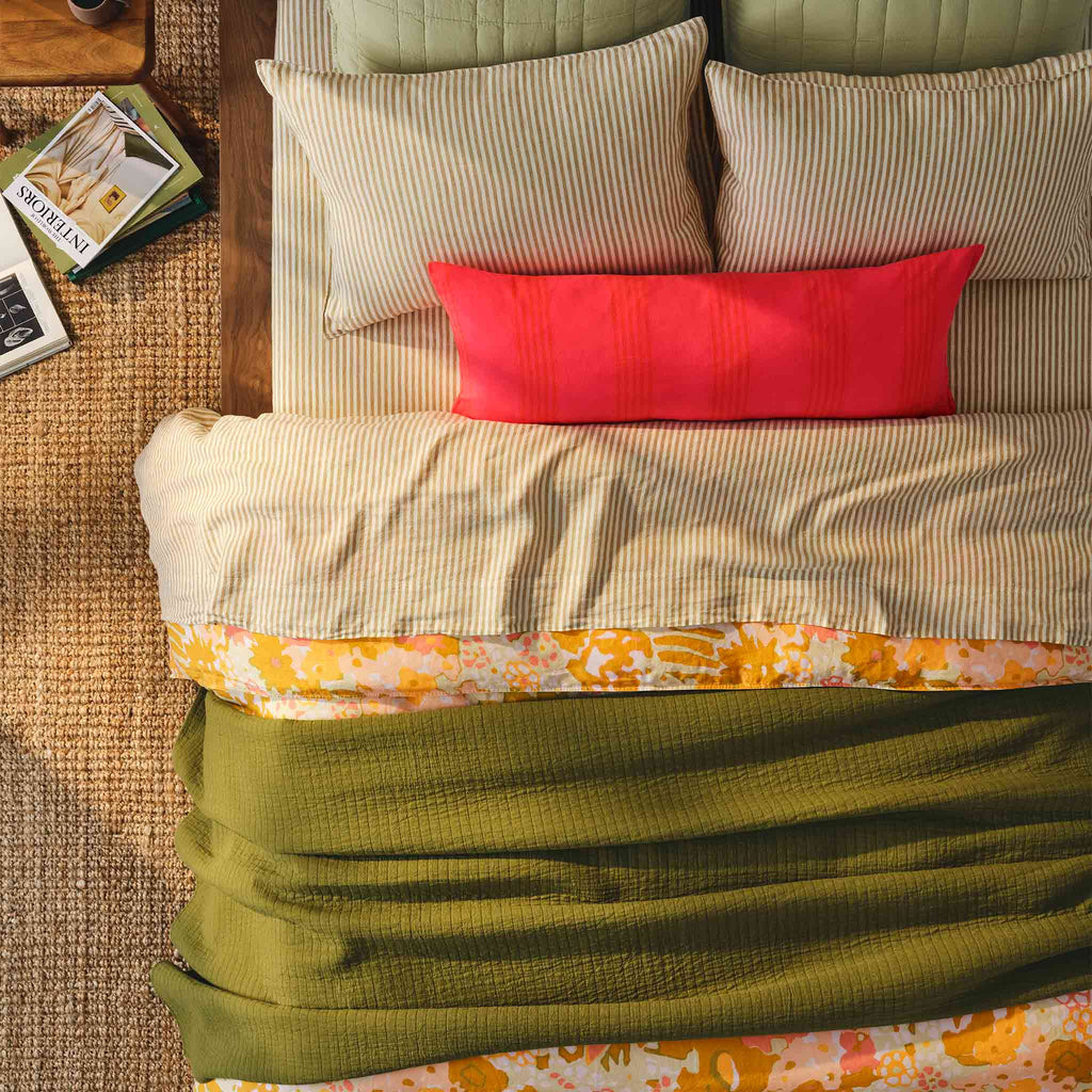 Washed European Linen Core Sheet Set
