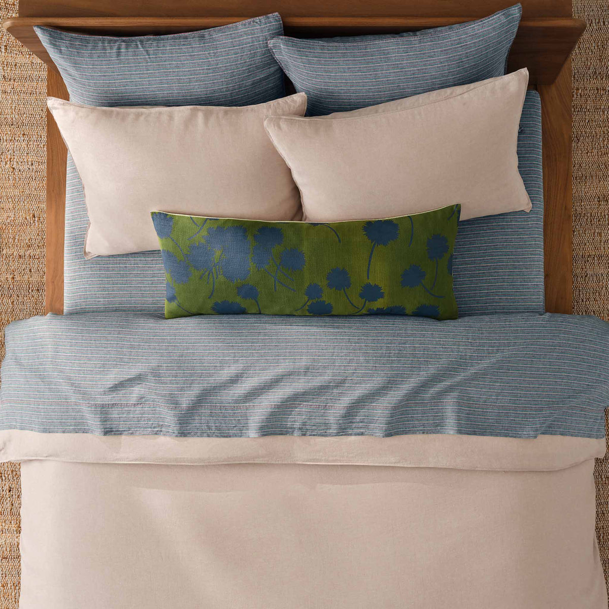 Washed European Linen Core Sheet Set