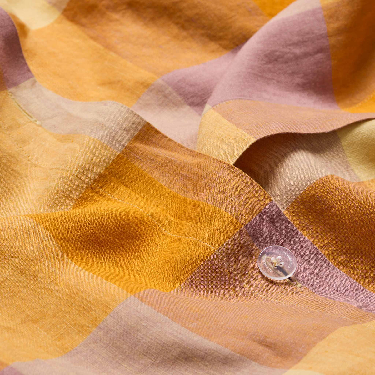 Washed European Linen Duvet Set