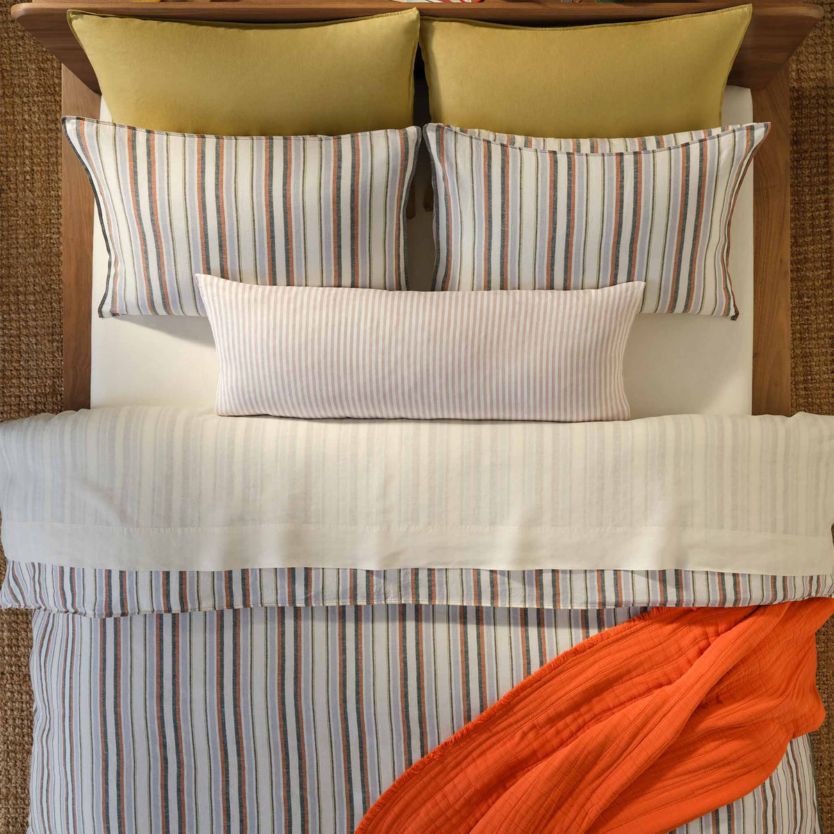 Washed European Linen Duvet Set
