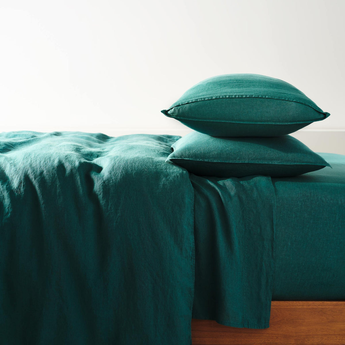 Washed European Linen Duvet Set