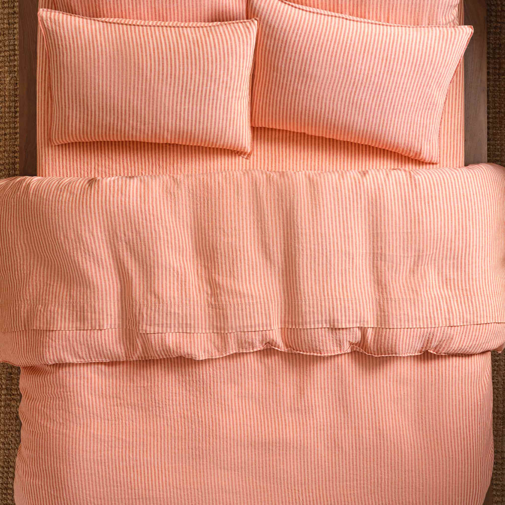 Washed European Linen Duvet Set