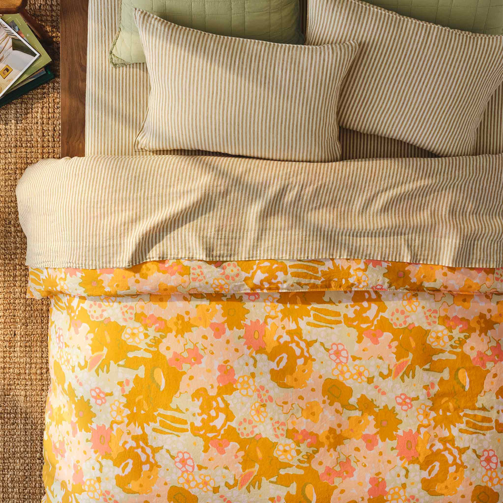 Washed European Linen Duvet Set