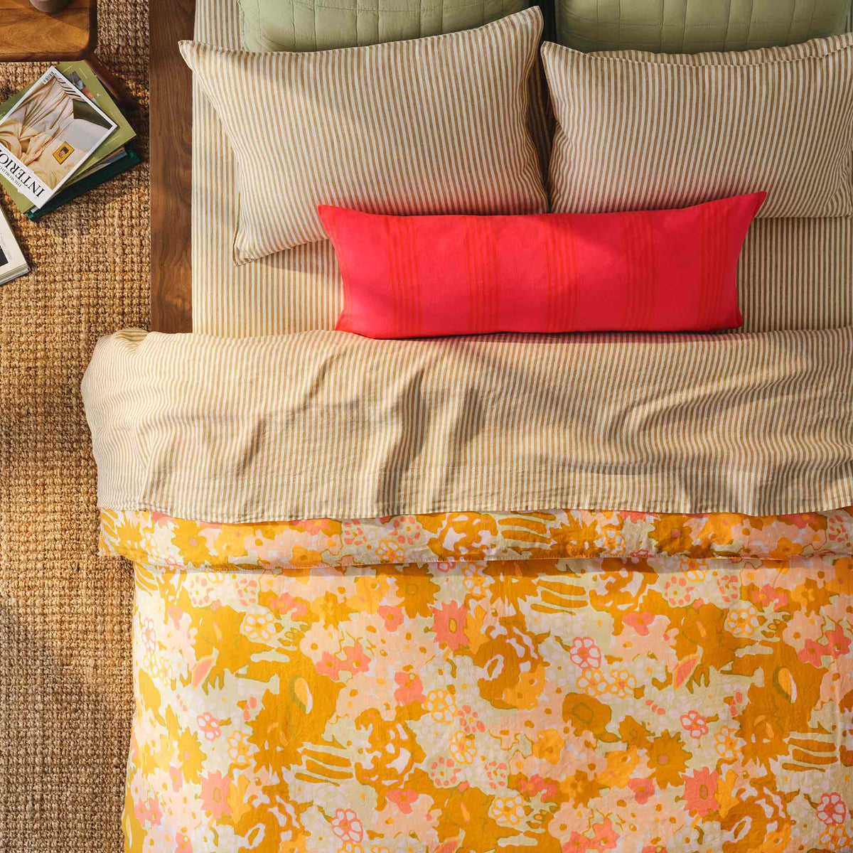 Washed European Linen Duvet Set